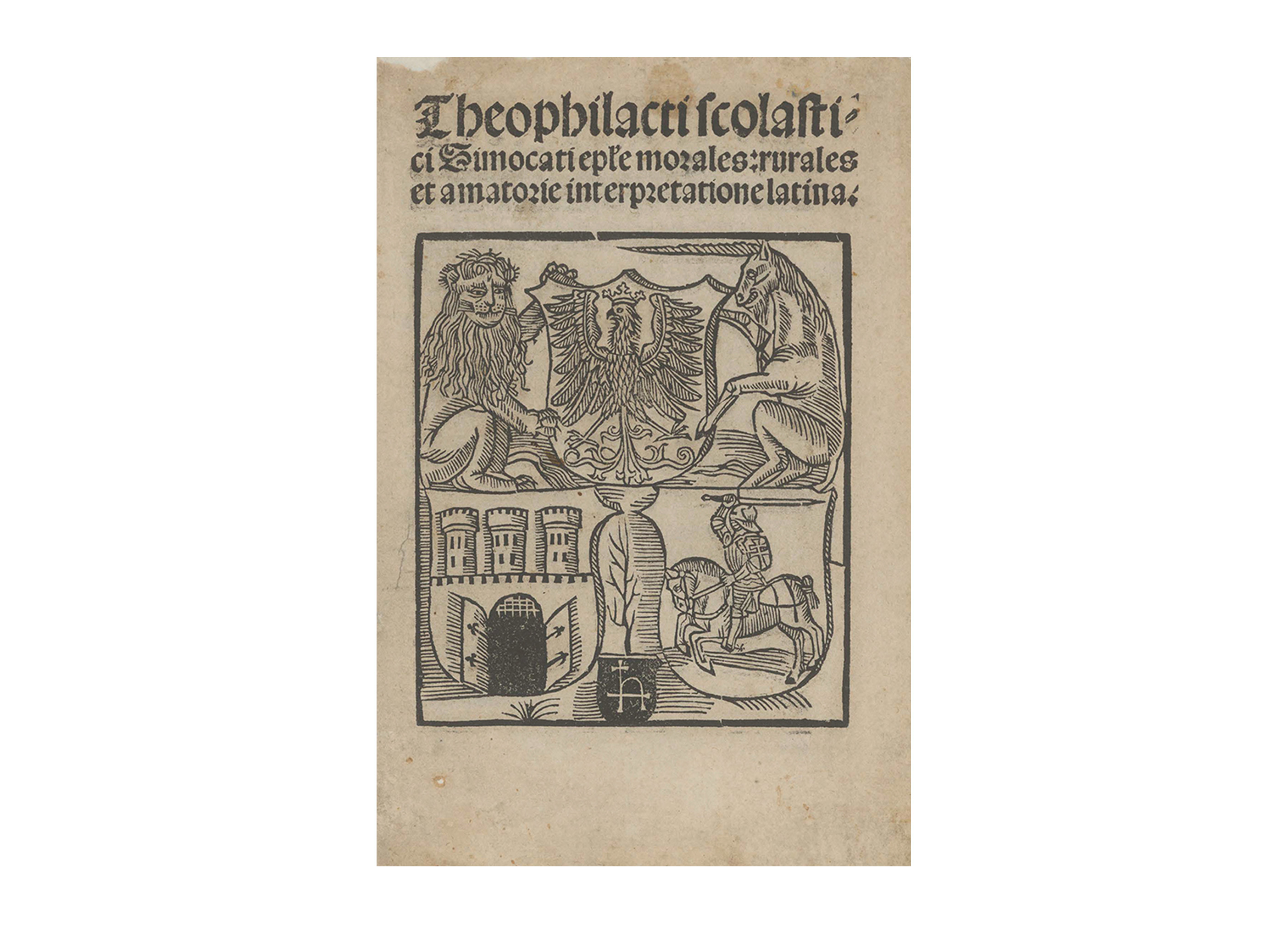 Skan karty tytułowej starodruku z kolekcji Biblioteki Jagiellońskiej